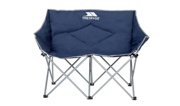 Double Picnic Folding Chairs Camping Umbrella Table Cooler Fold Up