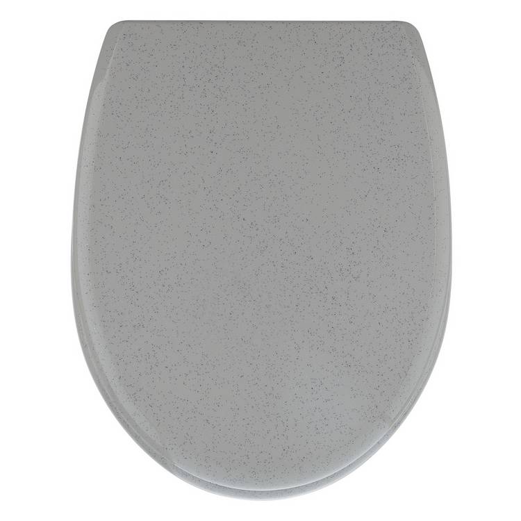 Argos Home Thermoplastic Toilet Seat - Grey 0