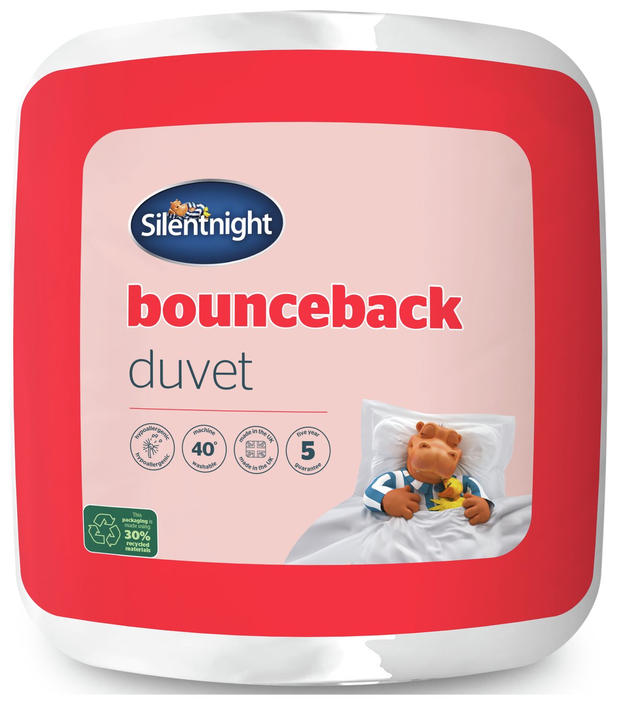 Silentnight Bounceback 10.5 Tog Duvet - Single