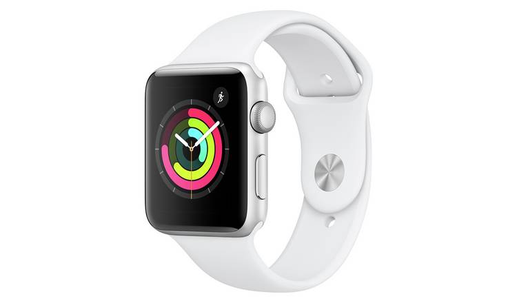 Apple Watch S3 2018 GPS 42mm - Alu / White Sport Band