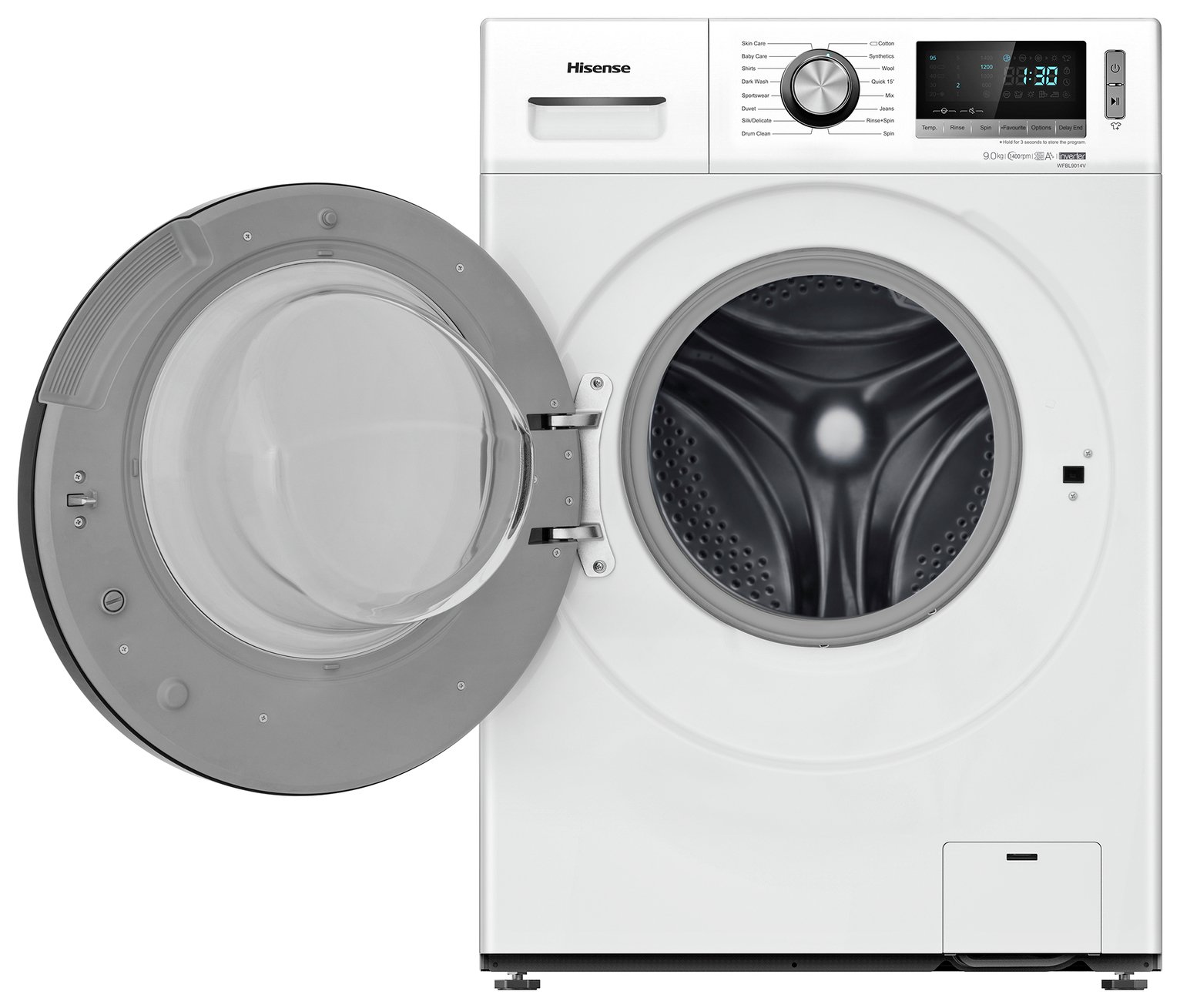 Hisense WFBL9014V 9KG 1400 Spin Washing Machine Reviews