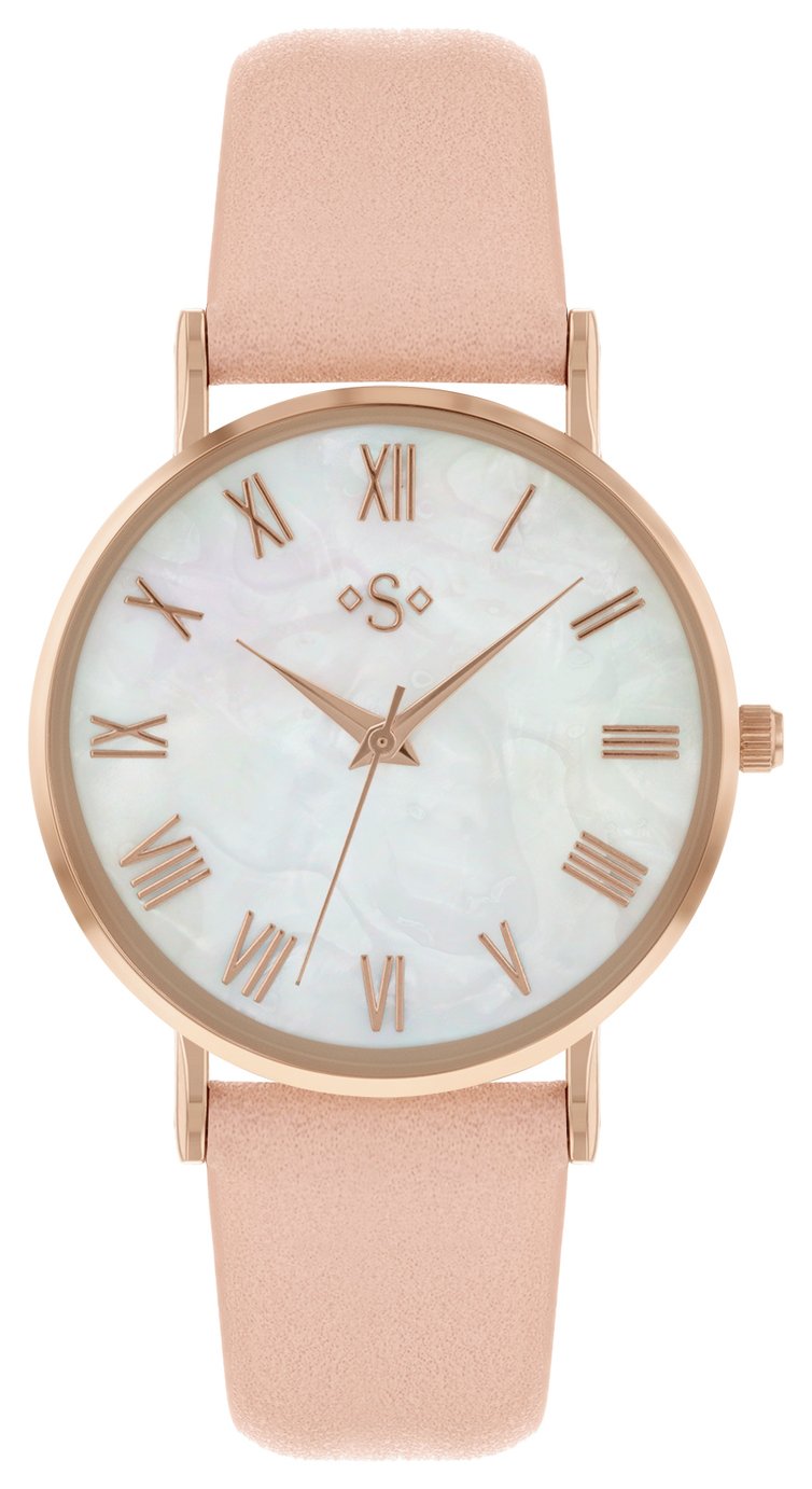 Spirit Rose Gold Pink Strap Watch