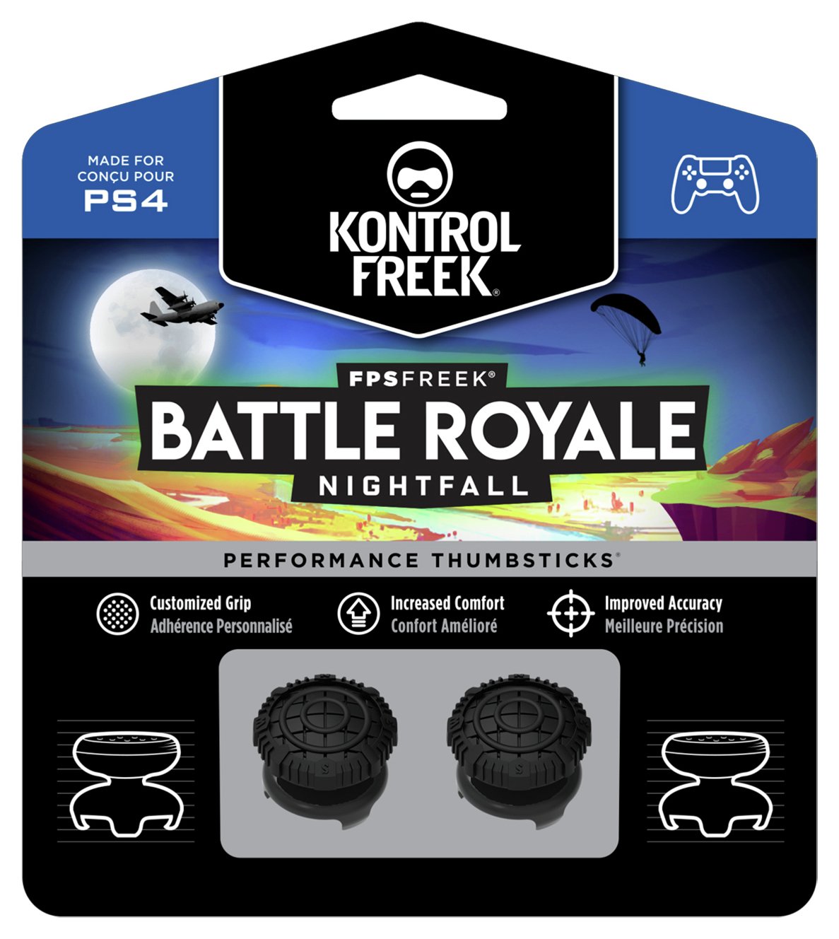 KontrolFreek Battle Royale: Nightfall PS4 Thumbsticks