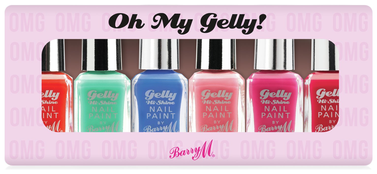 Barry M Cosmetics Gelly Hi Shine Nail Paints x 6