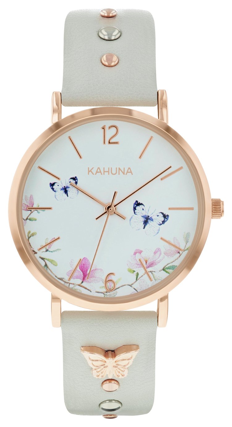 Kahuna White Dial Ladies Grey Strap Watch Reviews