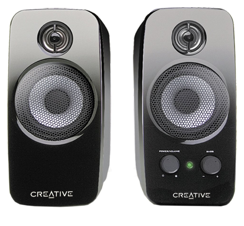 Creative Inspire T10 2.0 Speakers - Black