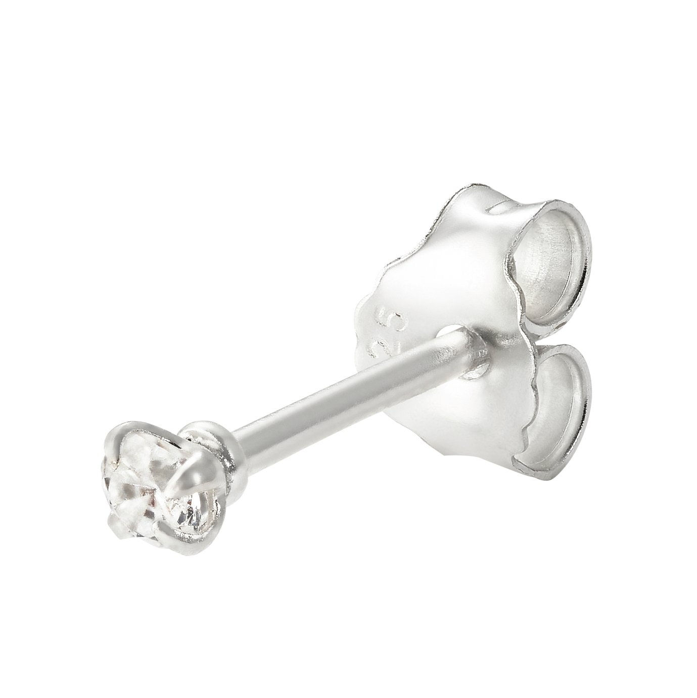 State of Mine Sterling Silver 2mm Single Stud Earring review