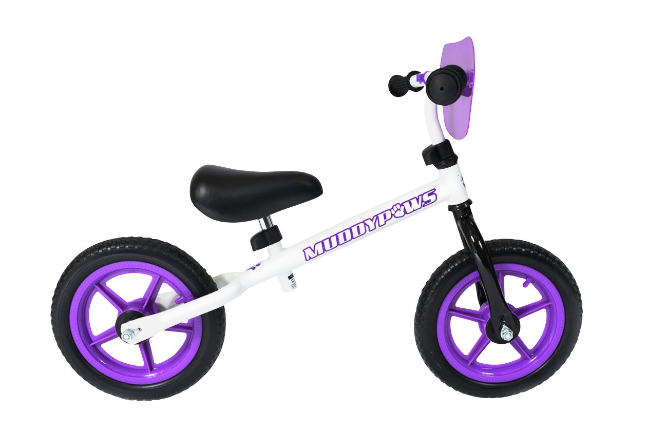 Muddypaws 12 Inch Balance Bike - White