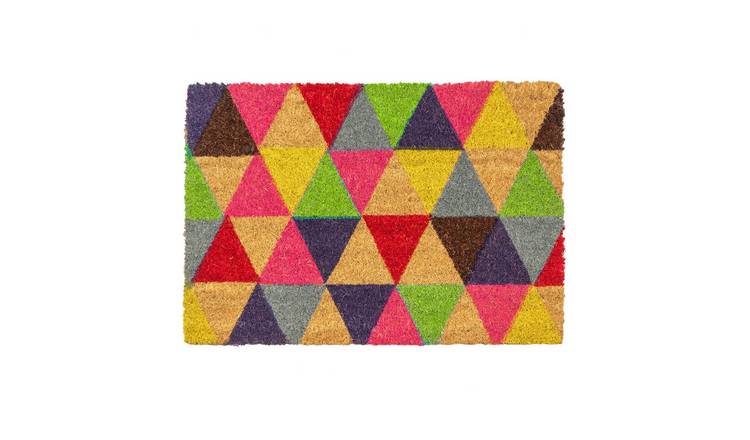 Nicola Spring Coir Door Mat - Triangle