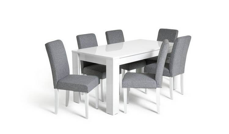 White dining table and chairs argos new arrivals