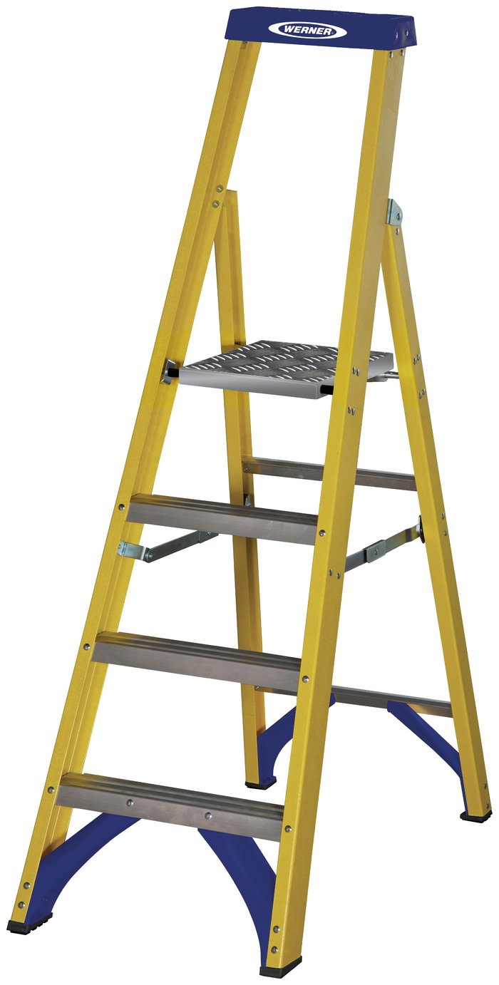 Werner Platform Step Ladder