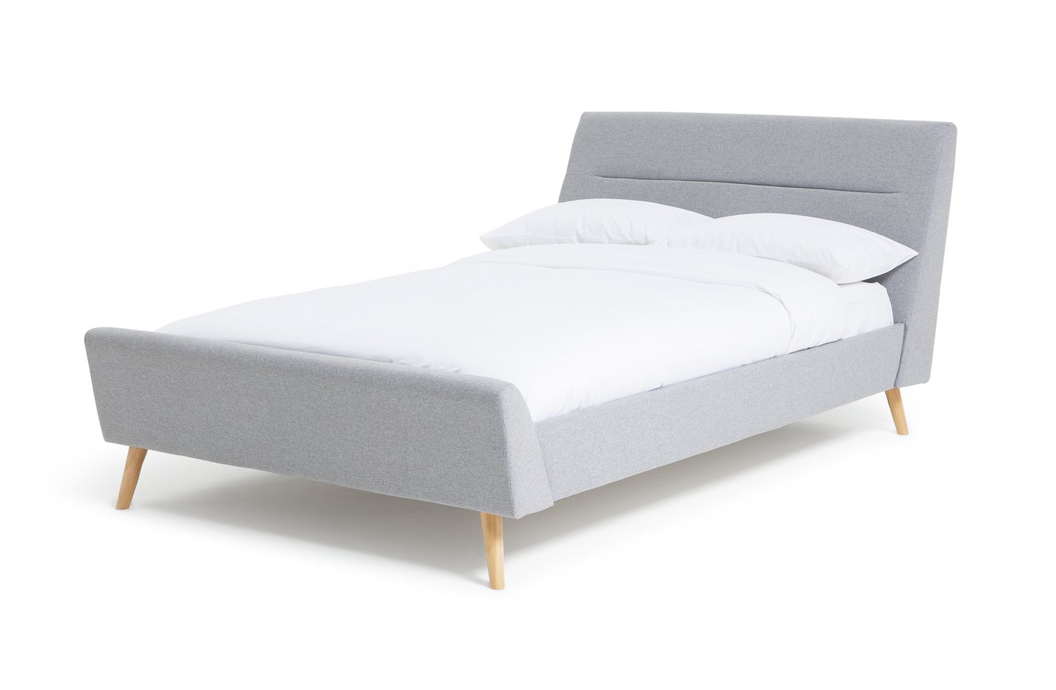Habitat Finn Kingsize Fabric Bed Frame - Grey
