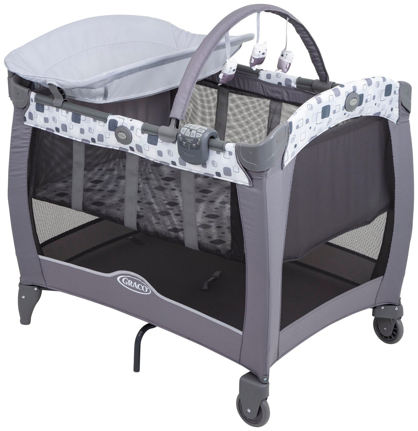 Graco contour on clearance the go travel cot