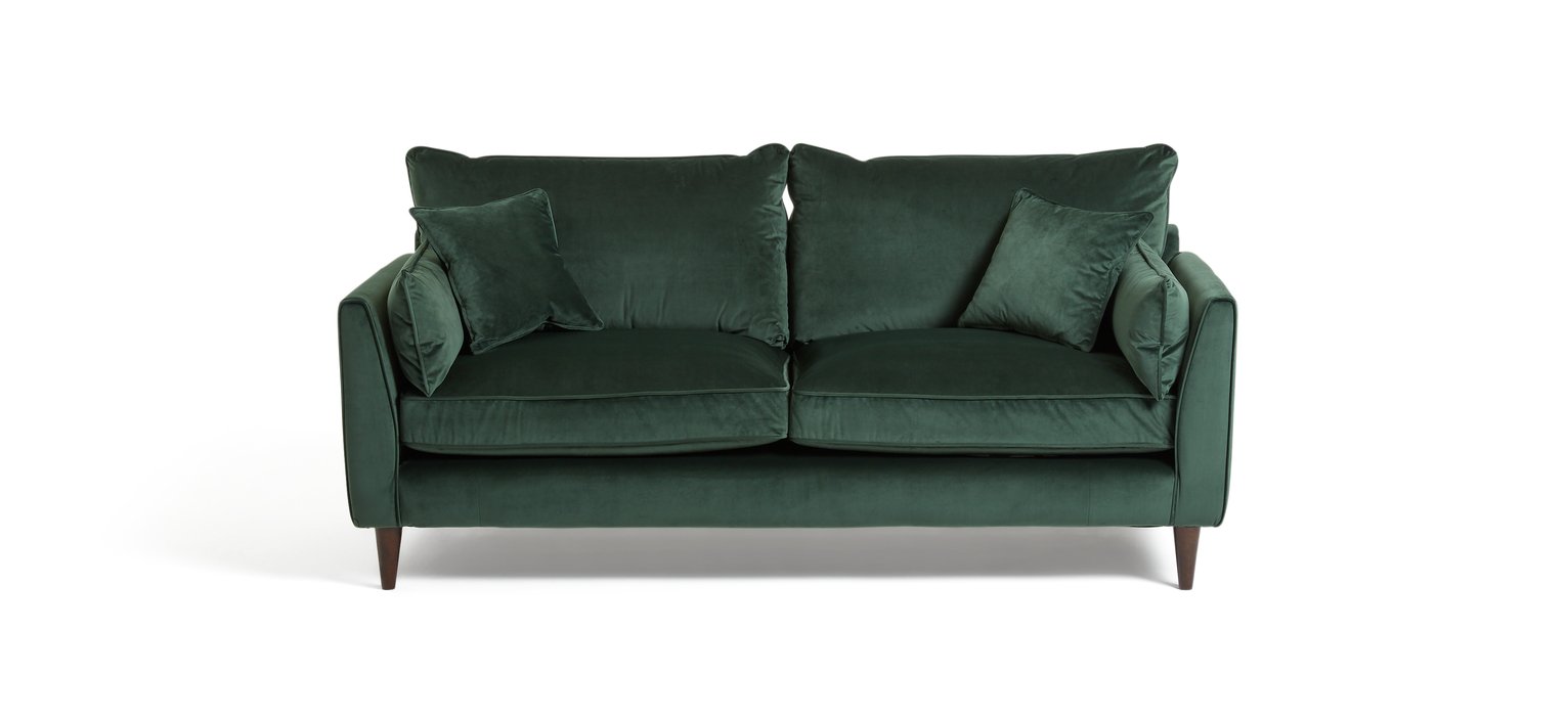 Argos Home Hector 3 Seater Velvet Sofa Review