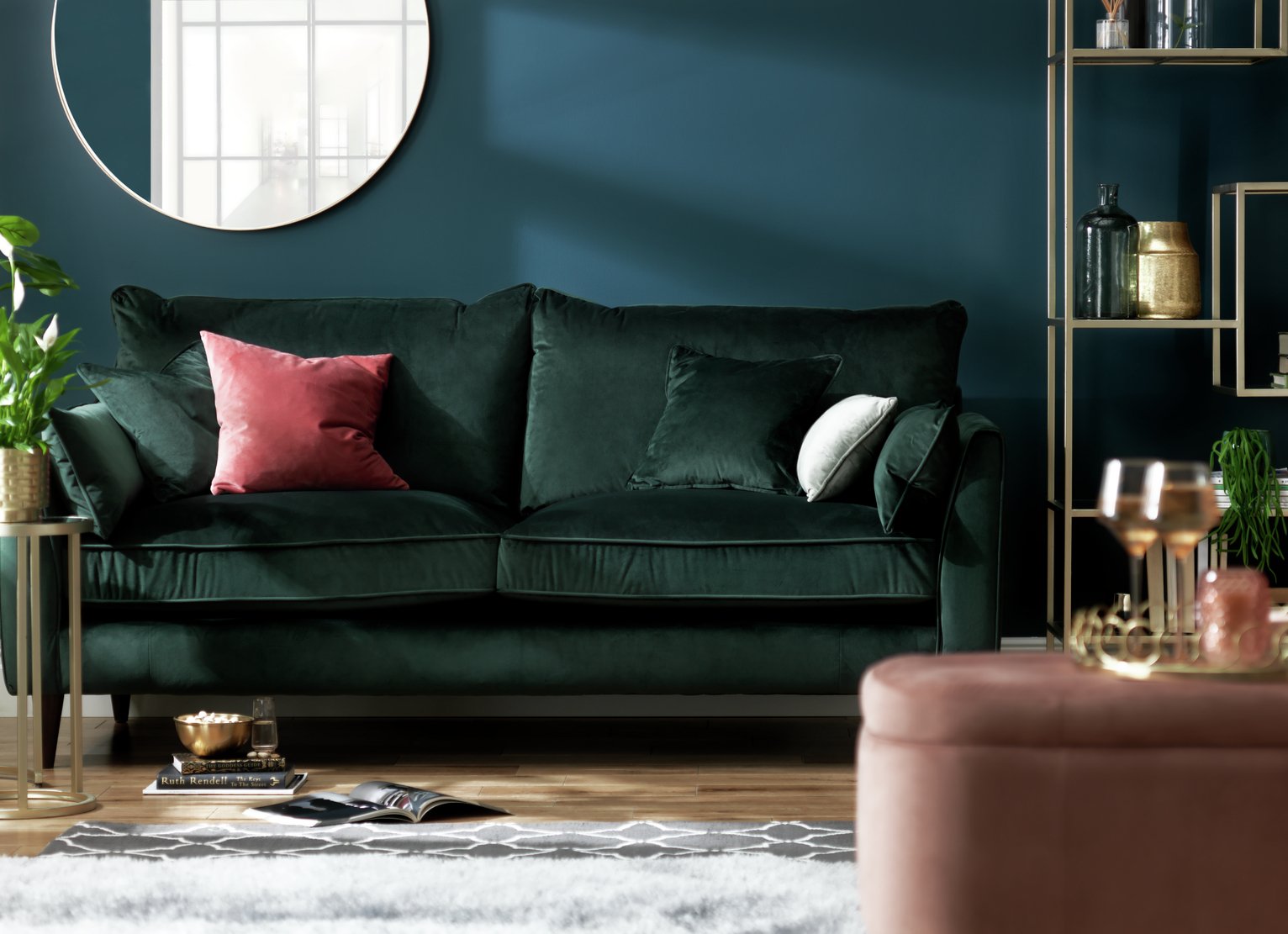 Argos Home Hector 3 Seater Velvet Sofa Review