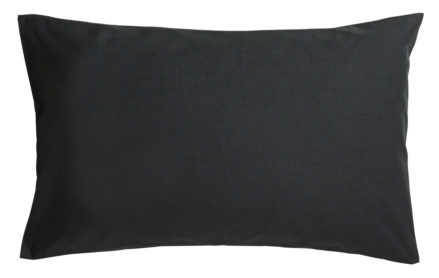 Habitat Easycare Polycotton Standard Pillowcase Pair - Black