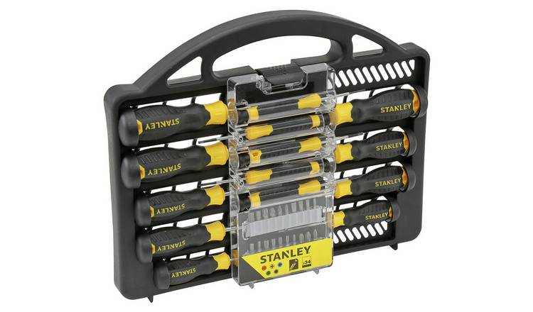 Buy Stanley 34 Piece Screwdriver Set Screwdriver sets Argos