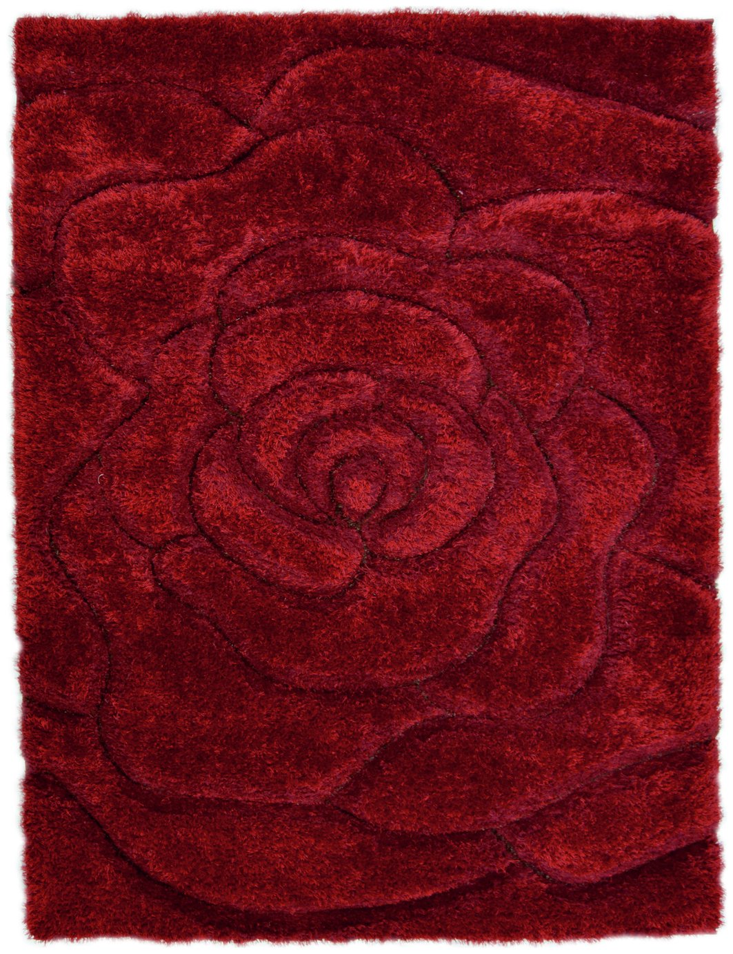 Fresno Rose Rug - 160x230cm - Red