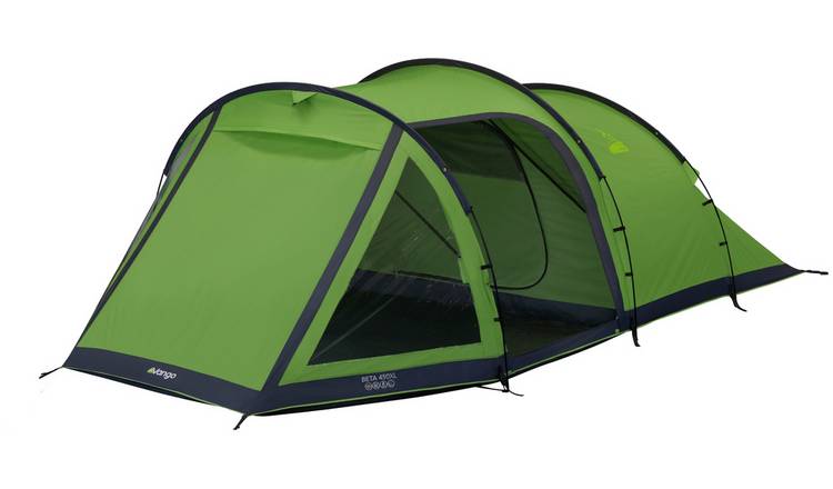 Buy Vango Beta 4 Man 1 Room Tunnel Camping Tent With Porch Tents Argos