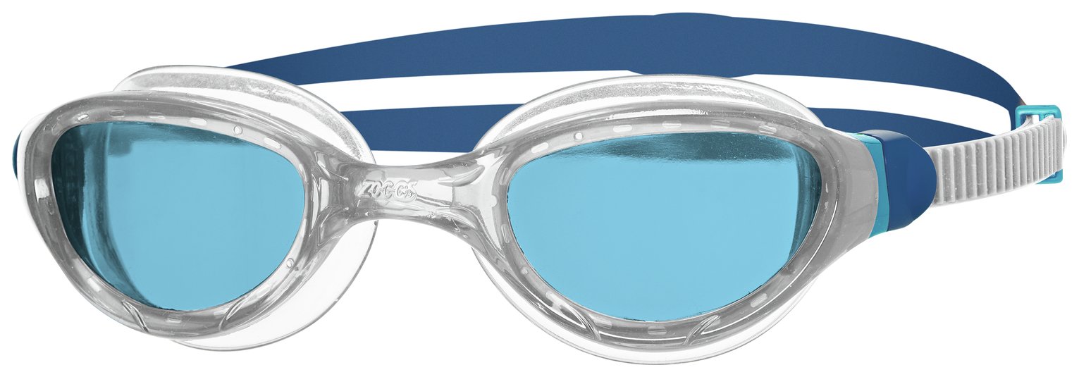 Zoggs Phantom 2.0 Swimming Goggles - White and Blue