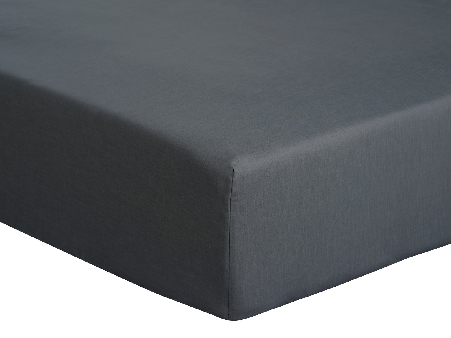 Argos Home Charcoal Fitted Sheet Cotton Rich review