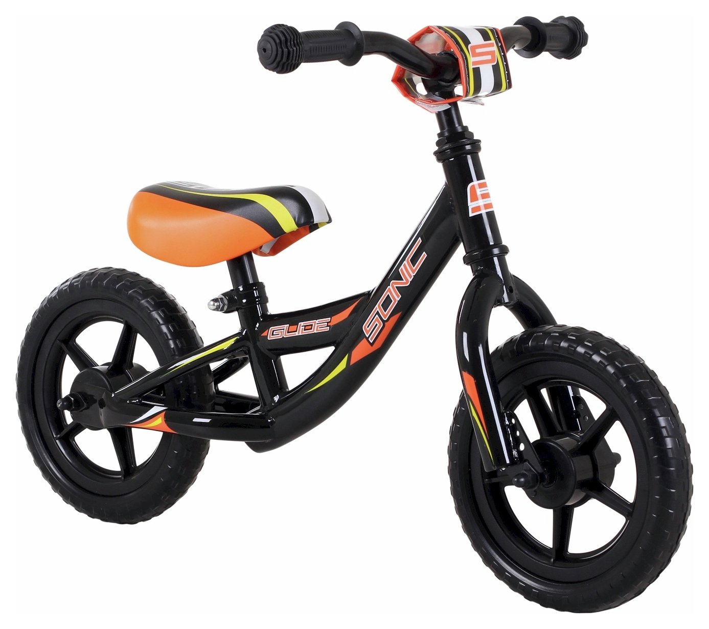 Sonic Glide Orange 10 inch Wheel Size Kids Balance Bike