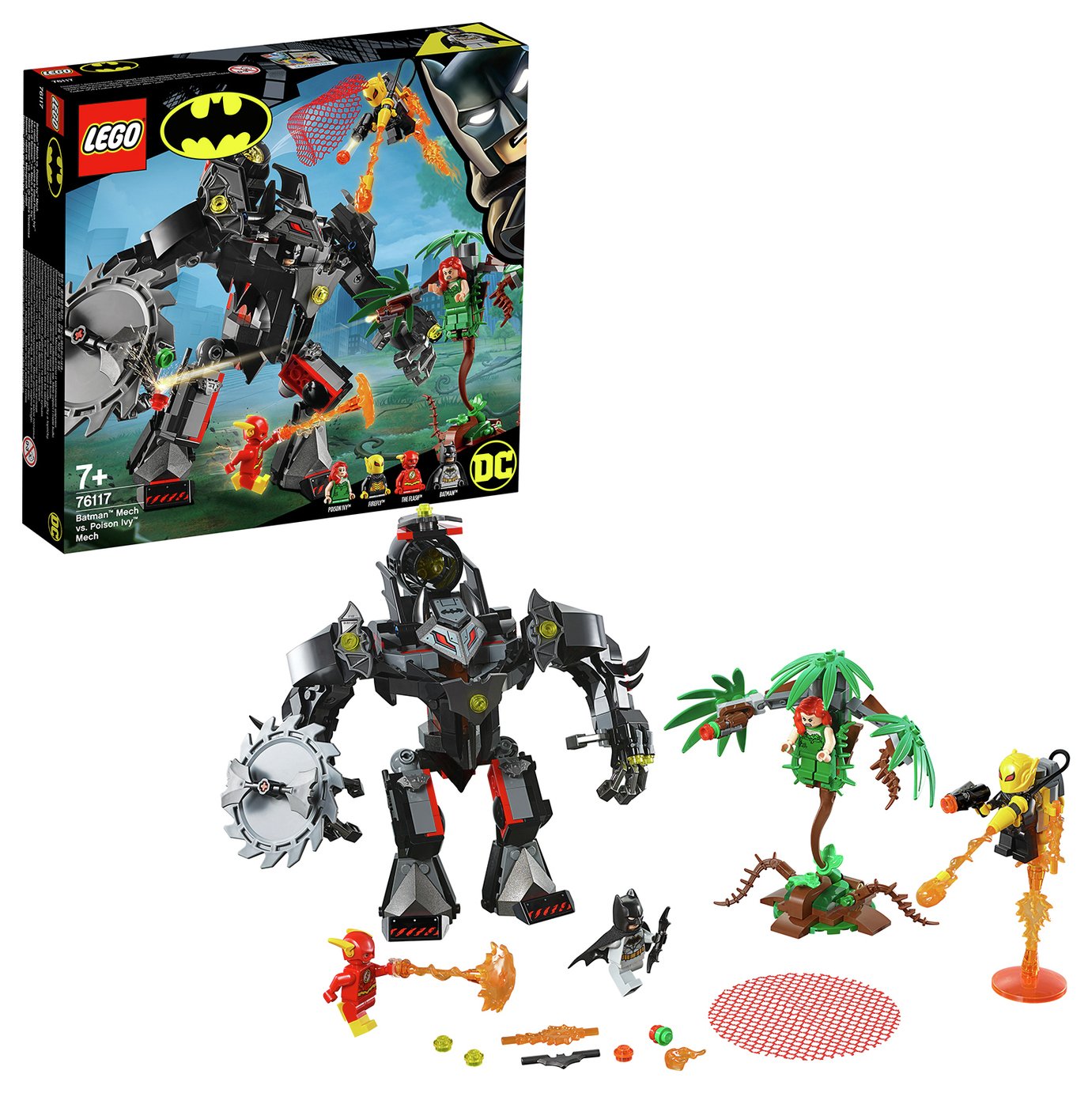 LEGO Superhero Batman vs Mech Plus Action Figure Set - 76117