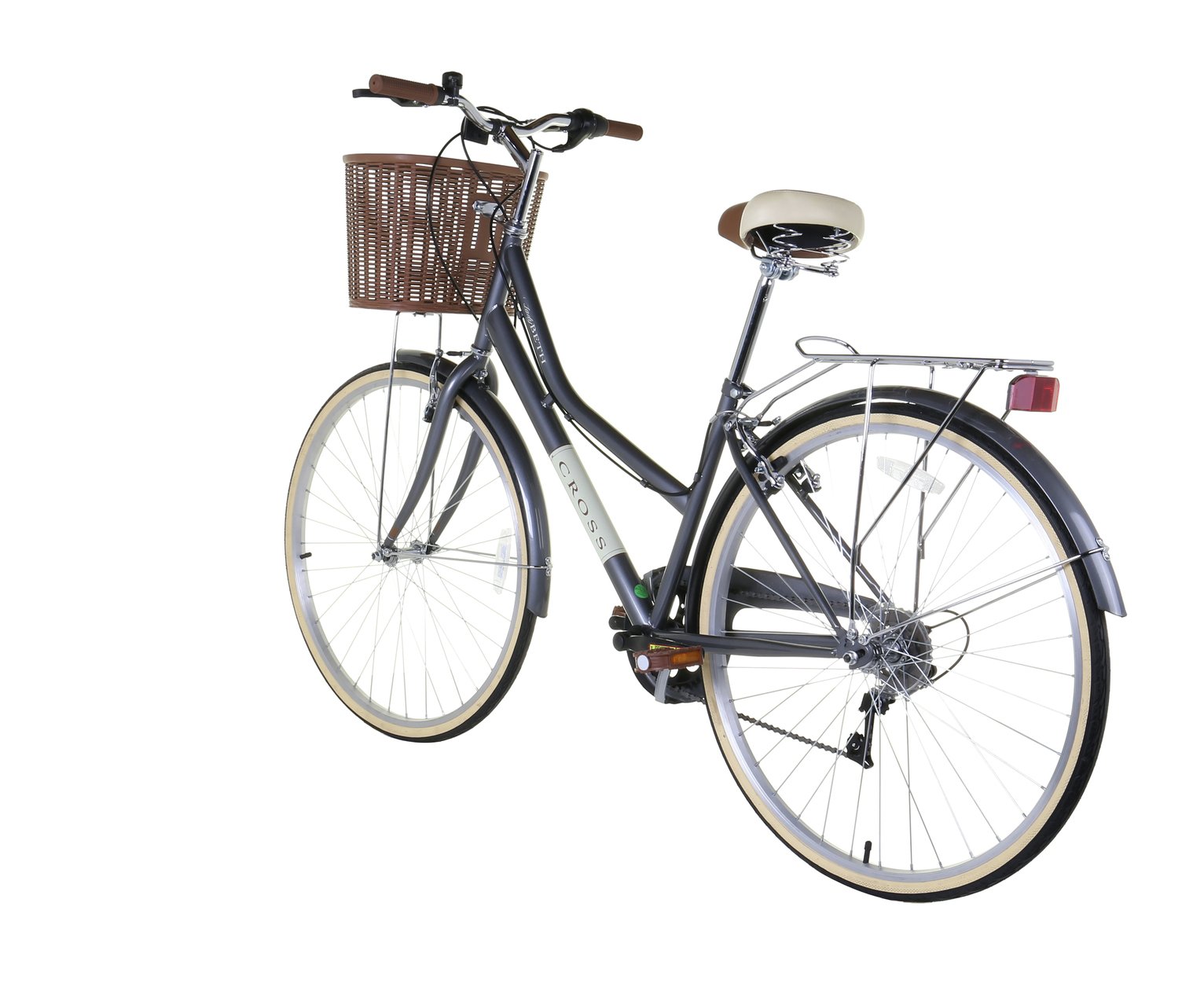 hybrid bike with basket