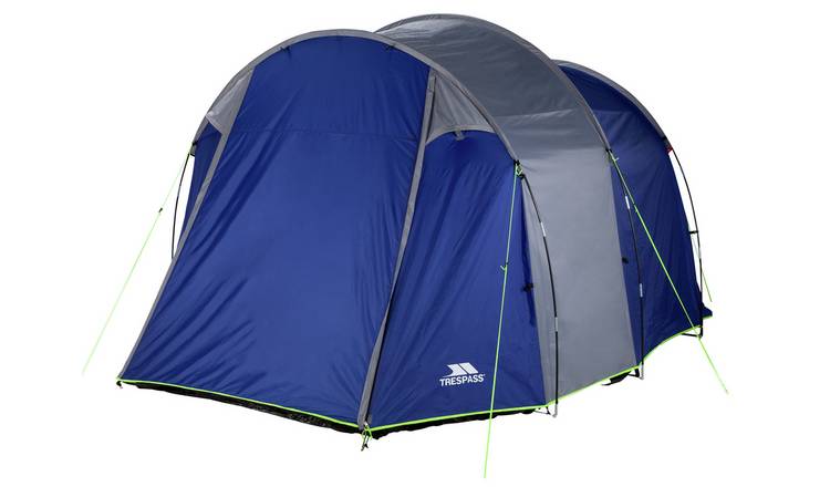 Trespass 4 Man 2 Room Tunnel Camping Tent