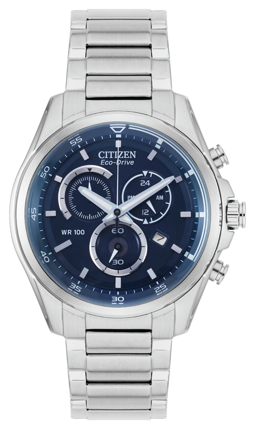 Citizen Blue Dial Mens Stainless Steel Watch review