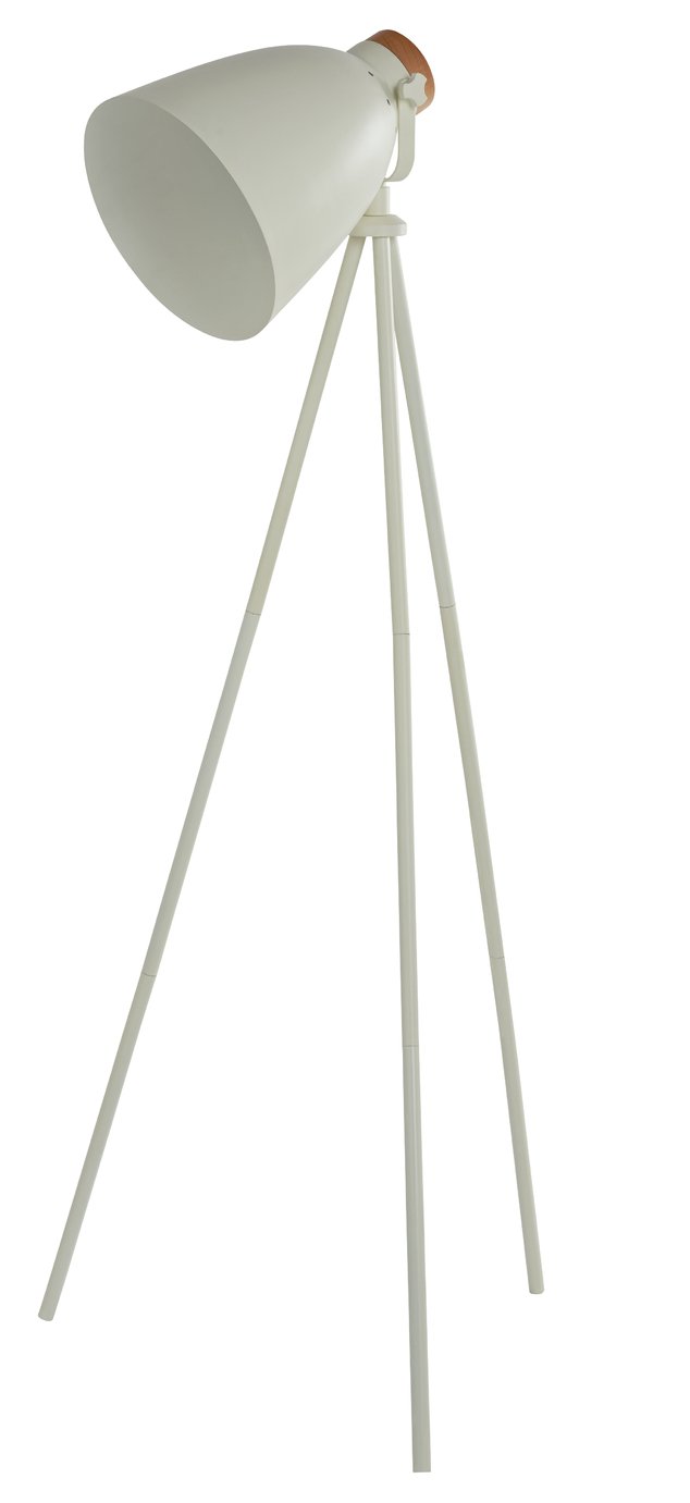 Argos Home Stockholm Cream Tripod Floor Lamp