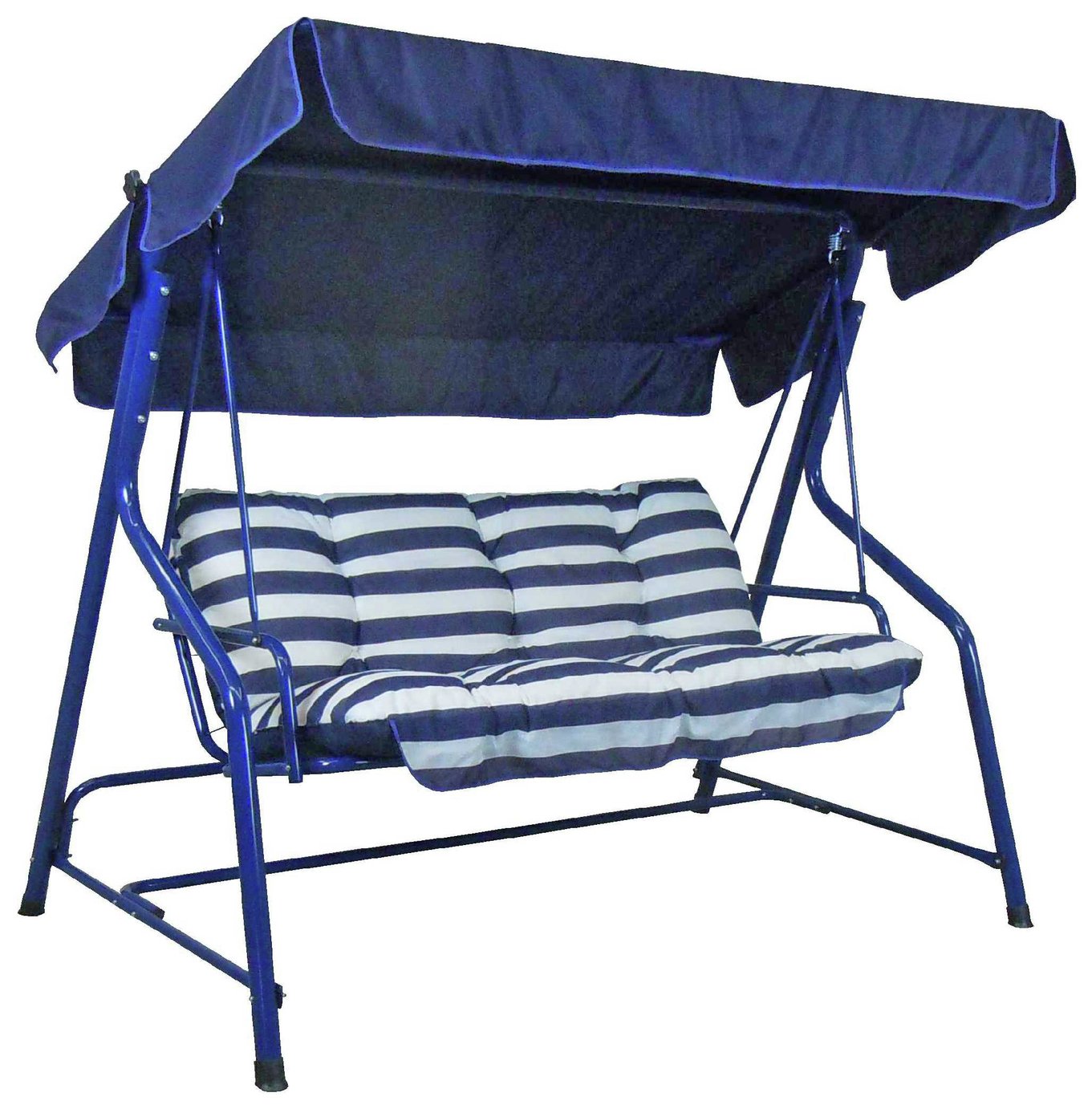 Argos Home Tubular 2 Seater Swing Hammock - Blue