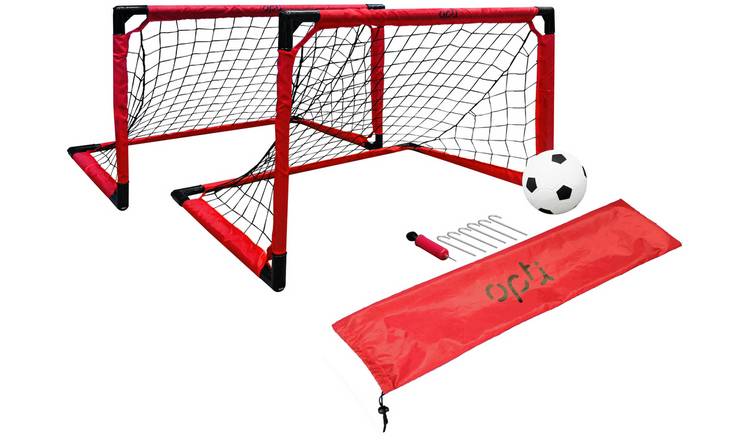 Buy Opti Ball Pump and 3 x 2ft 1 on 1 Football Goal Set of 2 Football goals Argos