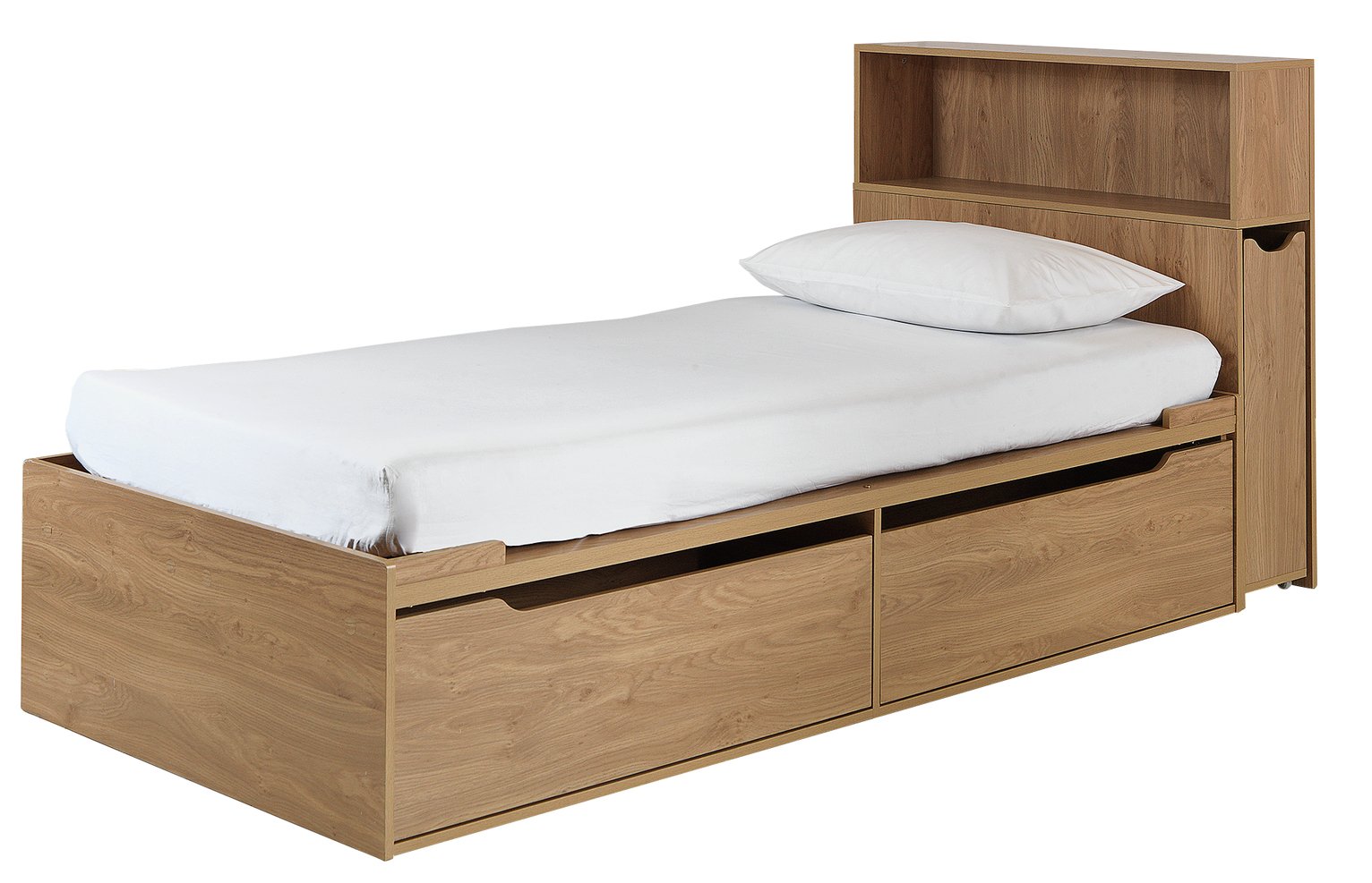 Argos Home Lloyd Oak Effect Cabin Bed, Headboard & Storage Reviews
