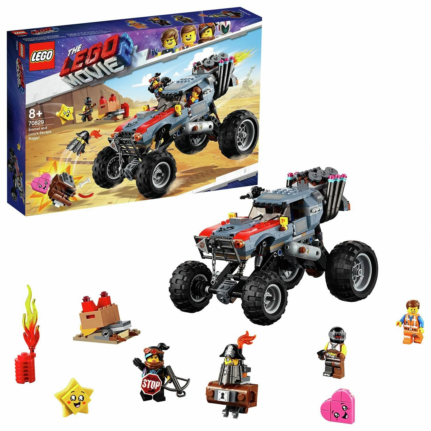 LEGO Movie 2 Emmet and Lucy's Escape Buggy Playset - 70829