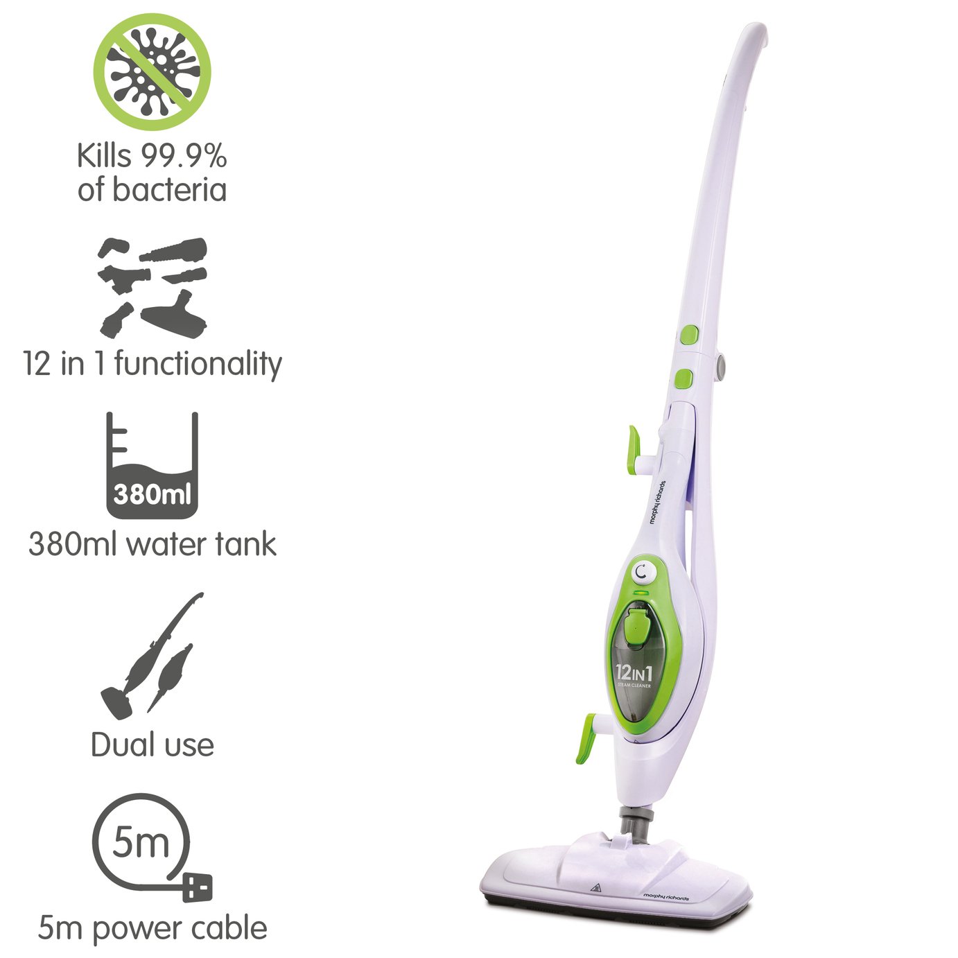 Morphy Richards 720512 12-in-1 Steam Cleaner Review