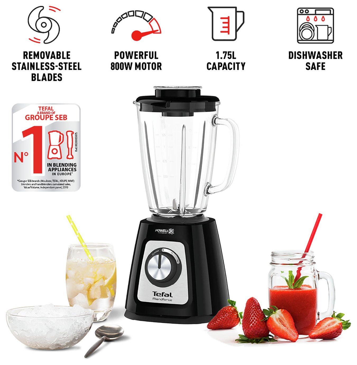 Tefal Blendforce II Glass Jug Blender Reviews