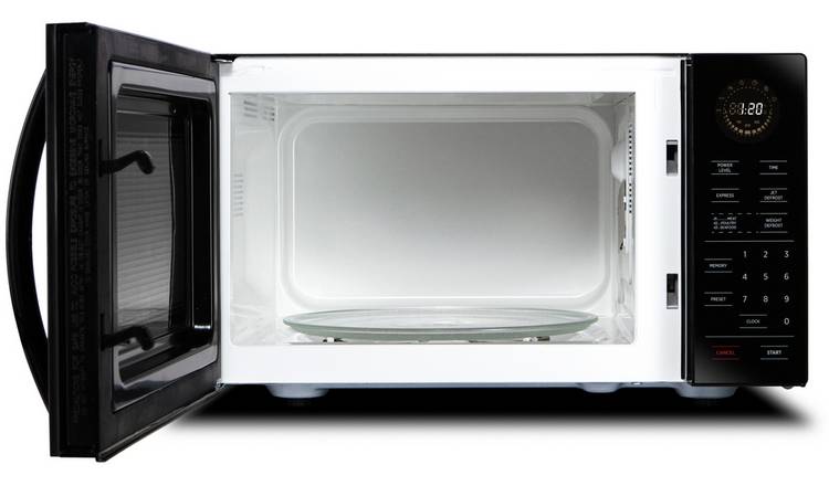 black microwave 900w