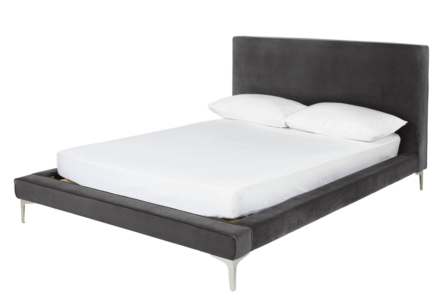 Argos Home Kyoto Double Platform Bed Frame - Grey