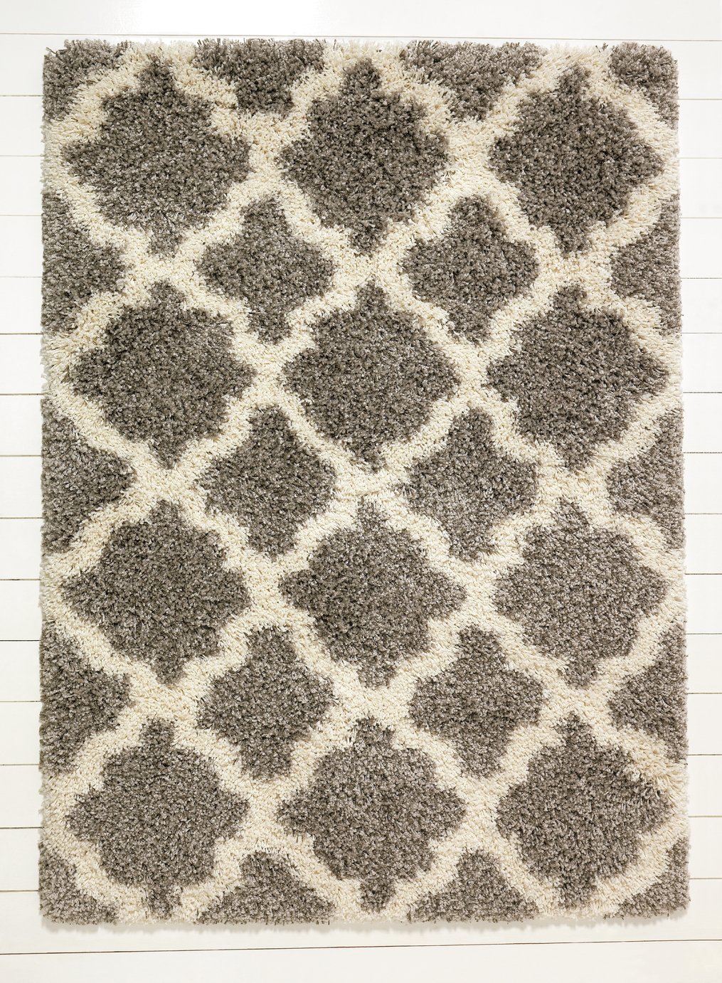 Argos Home Shaggy Marl Rug - 120x160cm - Stone