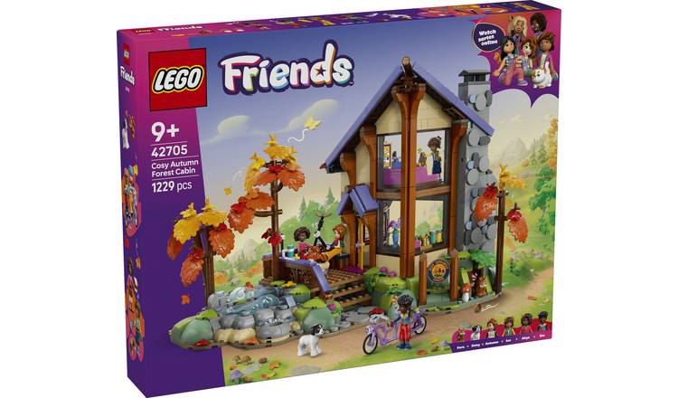 LEGO Friends Cosy Autumn Forest Cabin Toy with Animals 42705 PREORDER