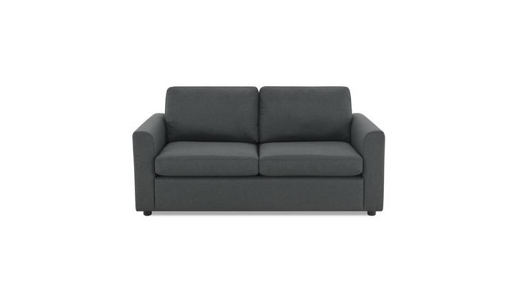 Habitat Apartment Fabric 3 Seater Sofa Bed - Charcoal