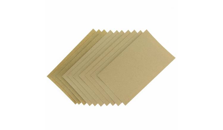 Coral Essentials Assorted Sandpaper Sheets - 10 Piece