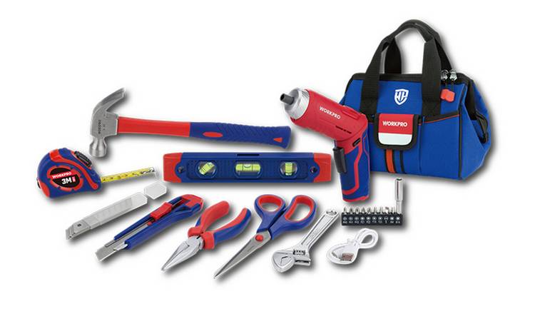 WORKPRO 29 Piece Tool Kits in Tool Bag