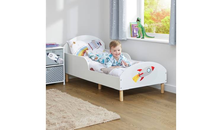 Liberty House Toys Rocket Toddler Bed Frame - White