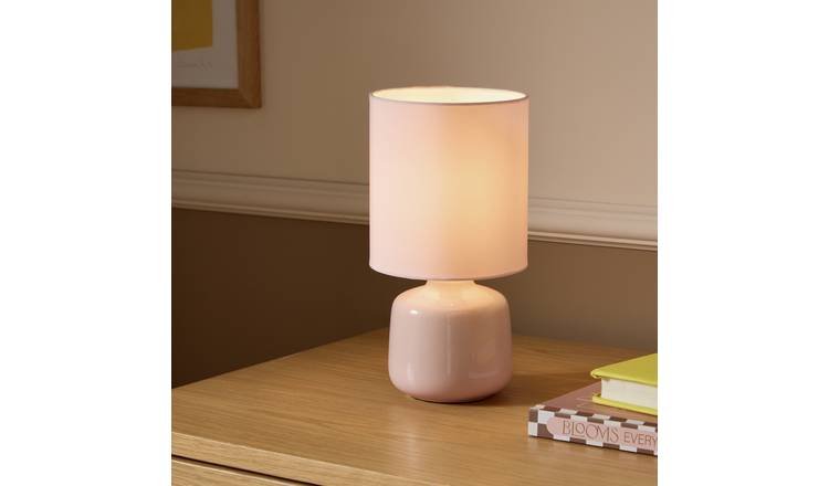 Home Essentials Ceramic Table Lamp - Blush