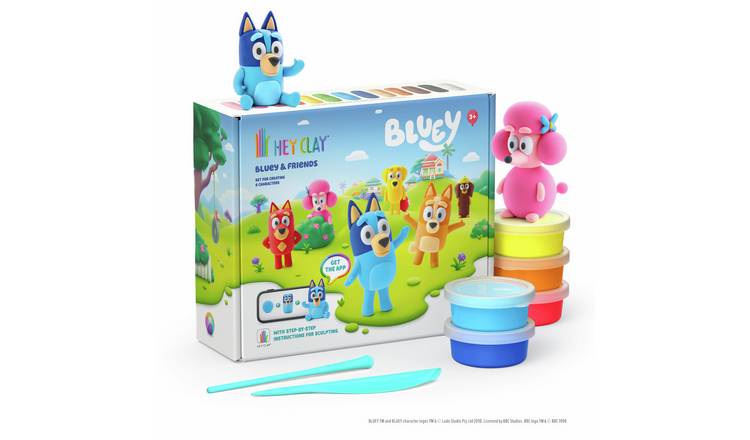 Hey Clay Bluey & Friends Clay Figure Making Kit