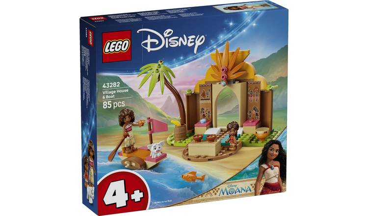 LEGO Disney Moana Village House & Boat Building Toy 43282 PREORDER