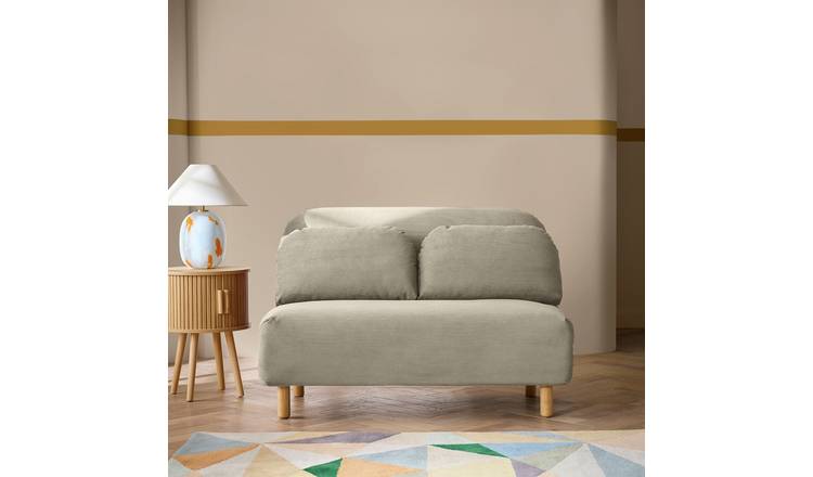 Habitat Benji Fabric 2 Seater Sofa Bed - Natural