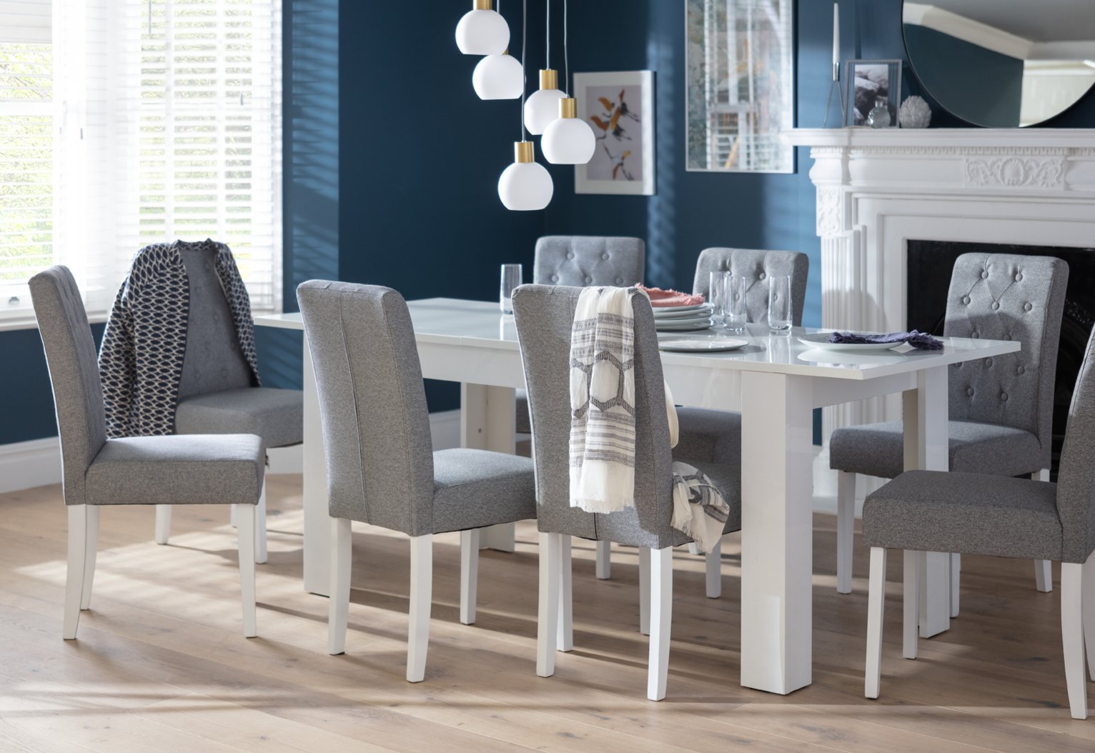 Argos Home Miami Extending Table & 8 Button Chairs Review